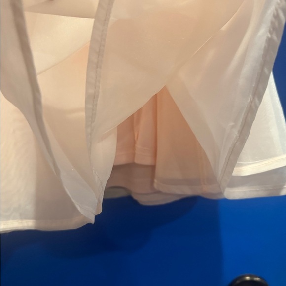 Elegant Peach baby doll  mini dress - Picture 7 of 13